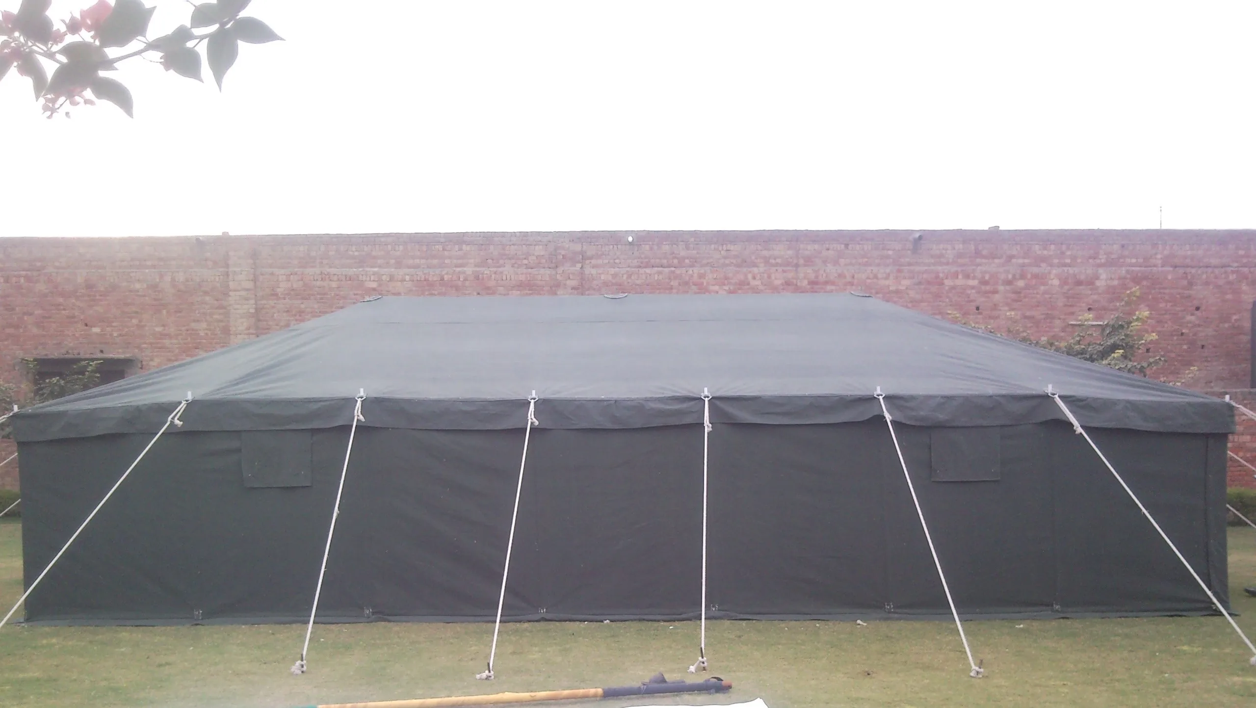 High Quality Framed Modular Tent Outdoor Camping Cotton Canvas Tent Waterproof  5x8m Large Relief Tent For Sale