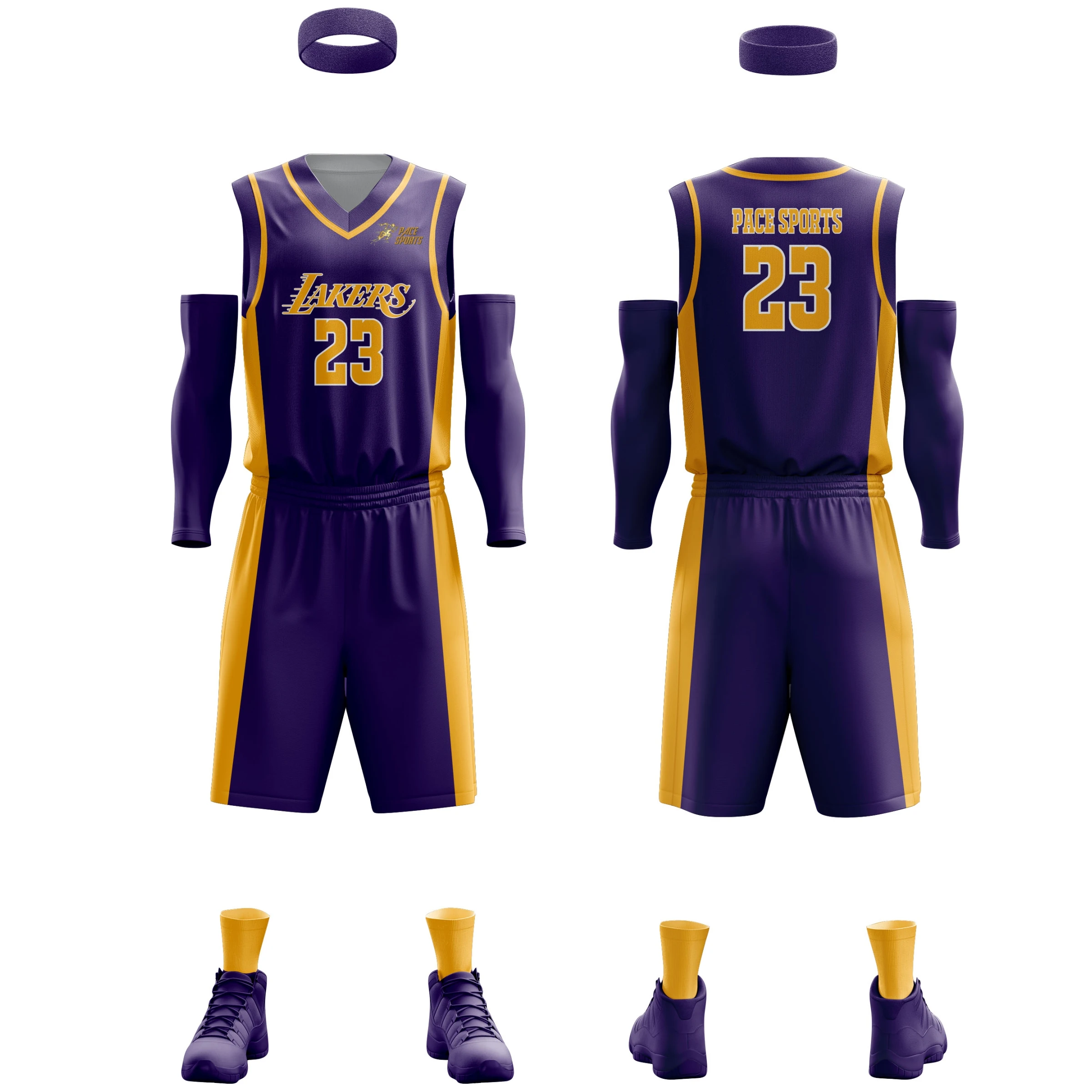 Wholesales Blank Latest Best Sublimated Reversible Custom Basketball Vest laker basketball jersey Uniforms wear