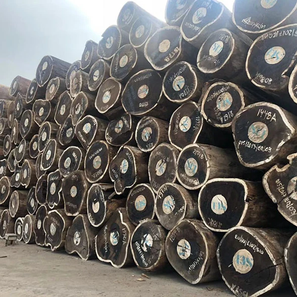 Оптовый поставщик деревянных бревен венге для продажи по низкой цене, большое количество деревянных бревен венге