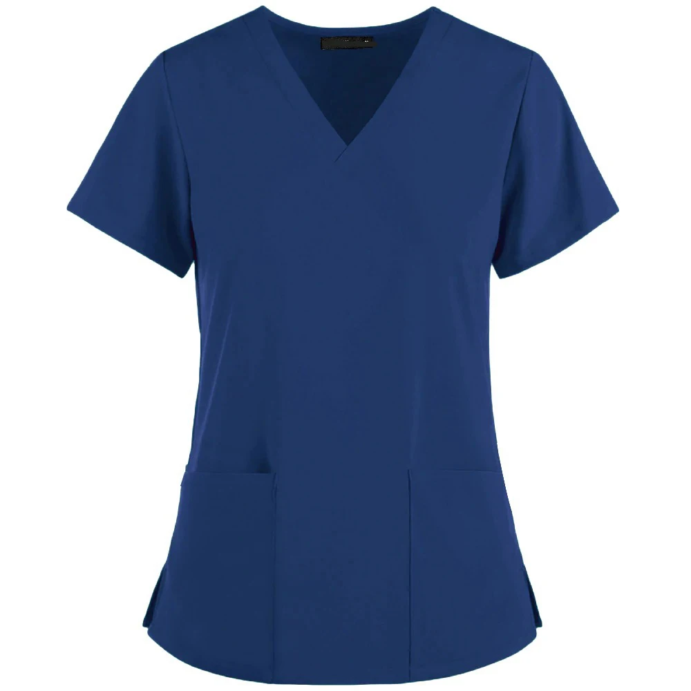 Multiple Pockets Scrubs Set Work Uniform Hospital Classic  Woman  Nursing Wear  Clothing