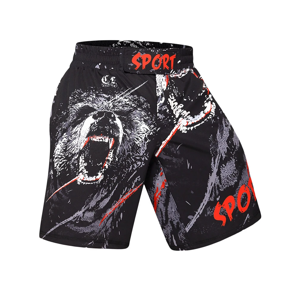 
MMA UFC Black Short Training Fight Boxing Shorts China Custom Manufacturer 
