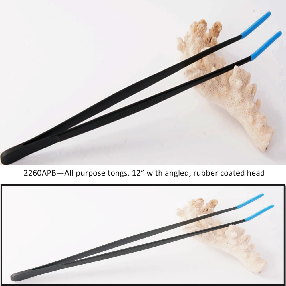 
Aquarium propagation tweezers oxidized series PVC dipped tips TAMSCO 2260APB aqua plant decoration / pet feeding tweezers 