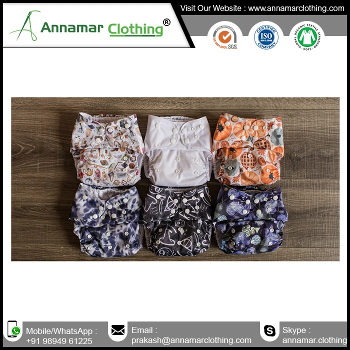 Exporter of High Quality Diaper Soft Cotton Fitted Cloth Diaper