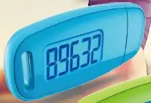 3D Sensor Step Counter with USB battery Charging Backlight & Belt Clip