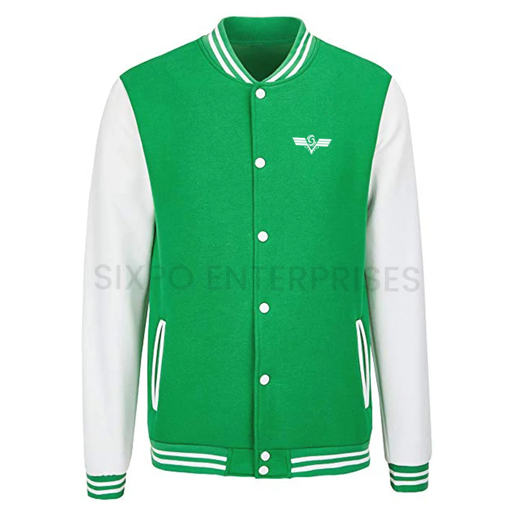 Low MOQ Custom Made Varsity Jacket High Quality Breathable Men Varsity Jacket Latest Design Men Varsity Jacket