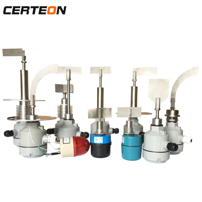 top sales production Tank Bin Shaft paddle flange indicator rotary cement level sensor switch for powder silo level indicating