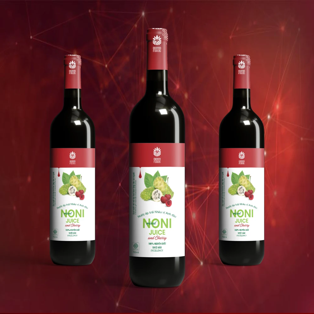 Микс сока Noni и вишни, 100% натуральный фруктовый сок, концентратный напиток, бренд OEM заказчика, без консервантов