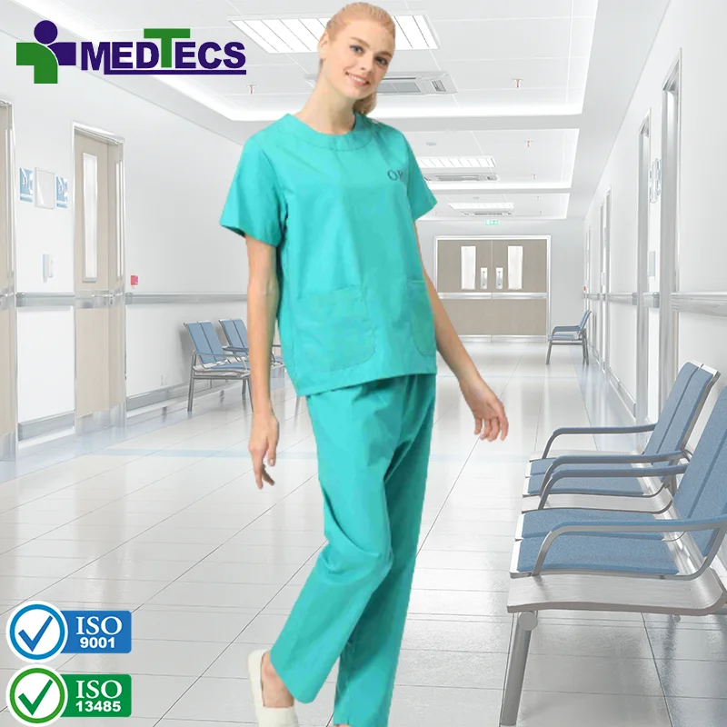 Custom OEM Wholesale High Quality Nurses Uniform Long Sleeve Medical Scrub Uniform