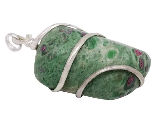 Оптовая продажа ожерелье из драгоценного камня Рубин фуксита подвеска мощный кулон ювелирные изделия кристалла лечебный камень