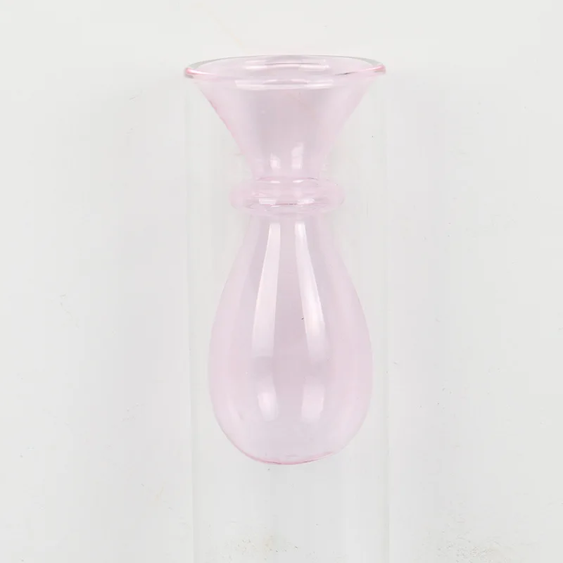 Custom Nordic INS Creative Glass Flower Pot Hand-made Aromatherapy Double-layer Hydroponic Glass Vase