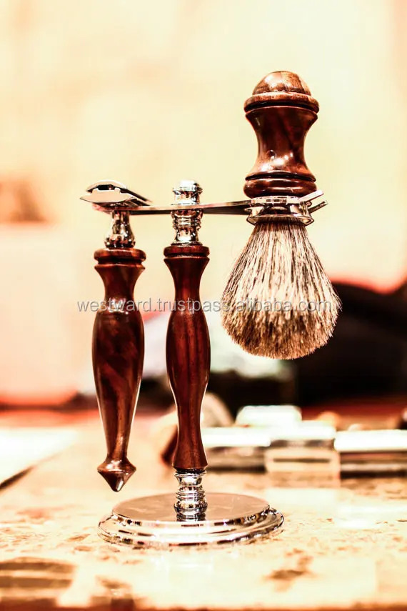 
Top sponsor listing wooden Shaving Set And Chrome Shaving Brush Set Men Classic Traditional Shaving Kit 