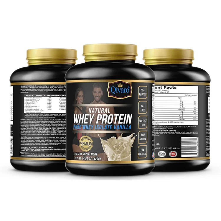 Натуральный сывороточный протеин с изолятом сыворотки