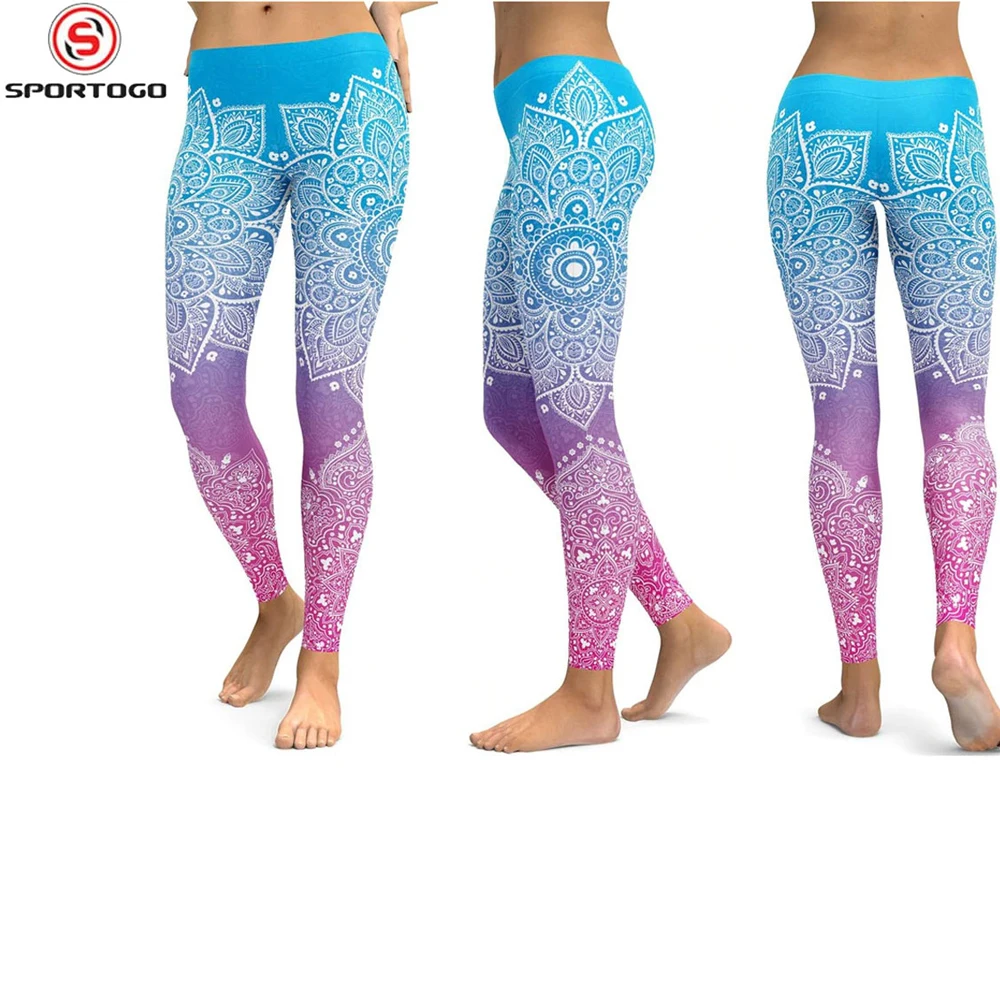  Штаны для йоги с принтом женские Уникальные леггинсы фитнеса спортивные Леггинсы тренировок и бега сексуальный тренажерный зал