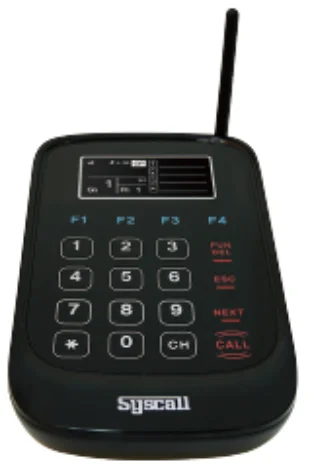 (SGP-100R)Syscall Беспроводная ресторанная система для пейджеров/пейджеров в ресторанах больницах и гостиницах или кафе