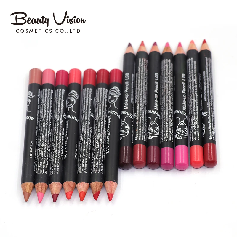 OEM Lip Makeup Products Natural water proof  Lip Pencil Long Lasting Lip Pencil