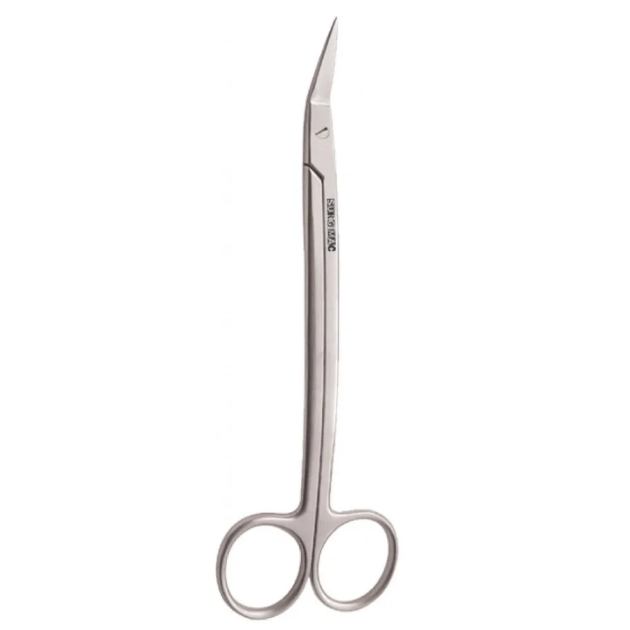 
SurgiMac Dean Scissors 6.75 Curved Tip Surgical Scissor Serrated 17cm 