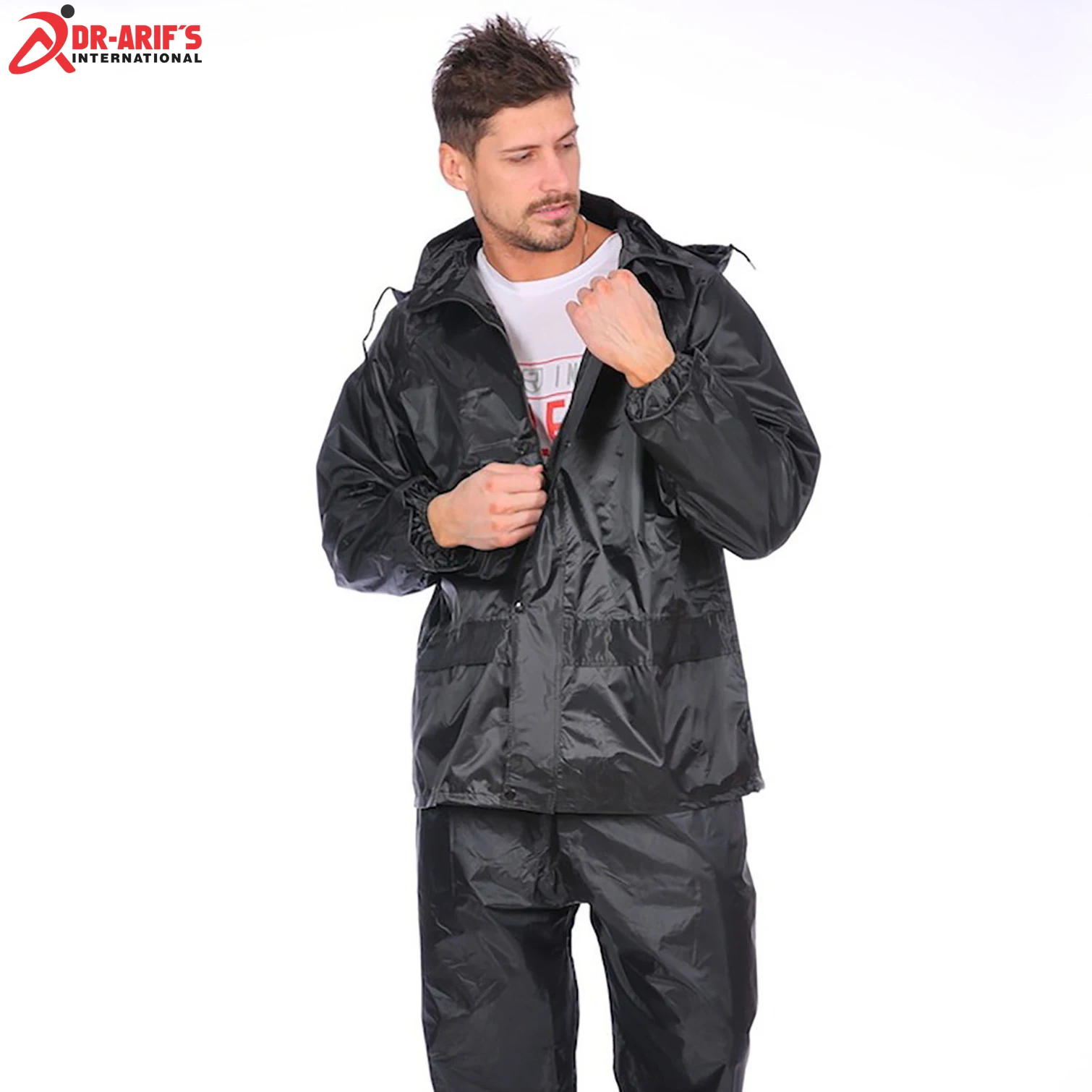2024 Wholesale Outdoor Waterproof Comfortable Rain Suit Wind Breaker Jacket & Pant for Men Women Disposable Poncho Custom Logo