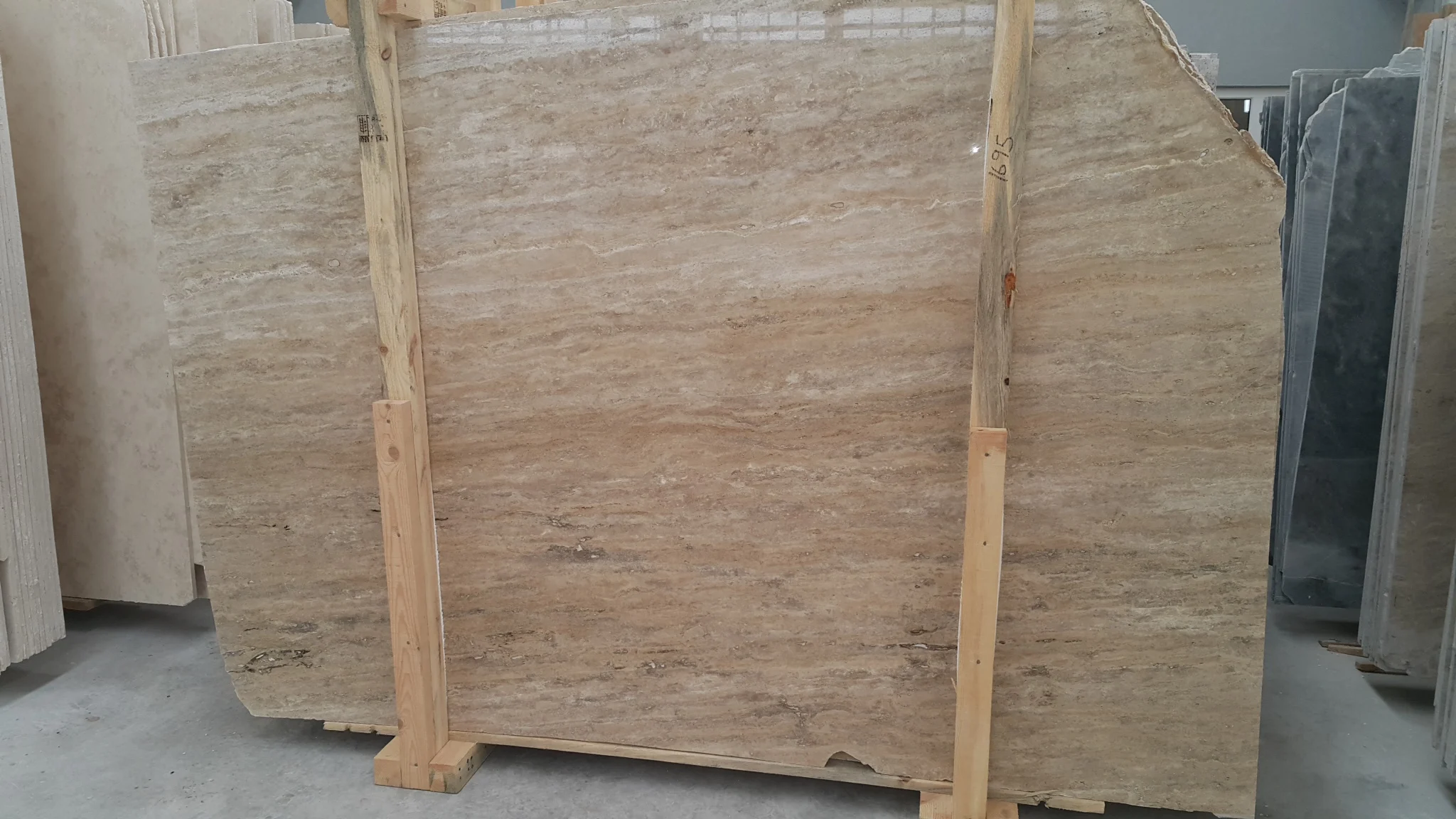 2023 Cashmere Silver Travertine Slab Tiles Matt Honed Tiles Made in Turkey Travertine Slab For Outdoor and Indoor Paving Tiles