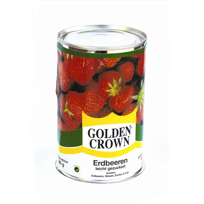 
Pure Canned strawberry in light/heavy syrup clear Straw juice pure water 