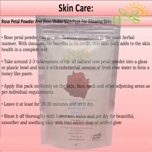 GMP Certified Rose Petal Powder