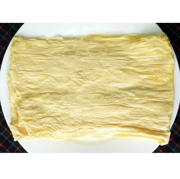 Curd Sheets Tofu Skin Beancurd Sheet Wholesale soybeans oily tofu vegetarian sheet frozen fried tofu skin