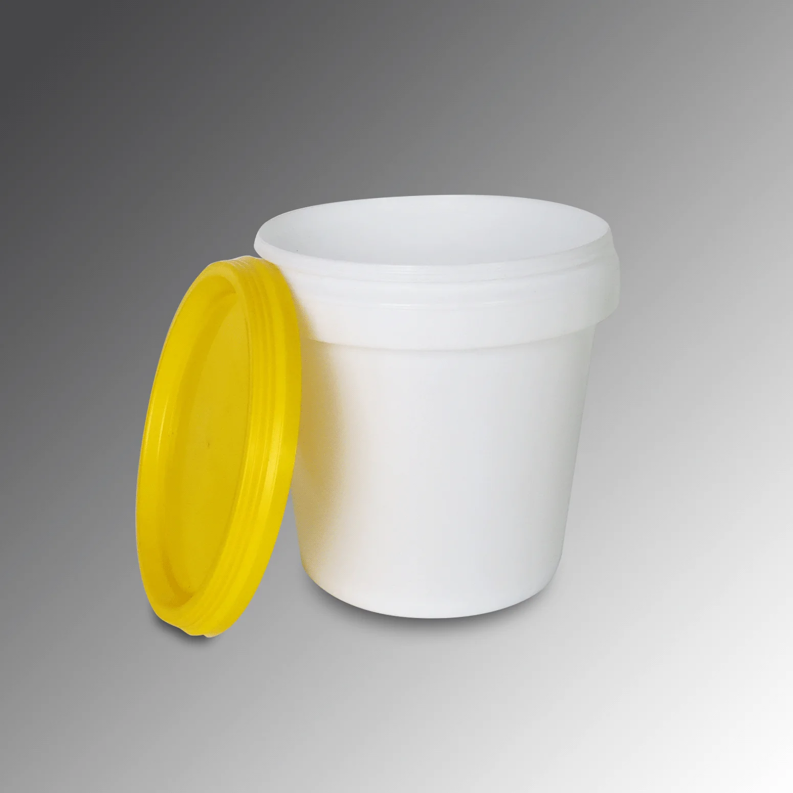 Multi Color plastic bucket Small bucket Round clear PP Plastic Paint bucket 1Lit  opened many times Vietnam