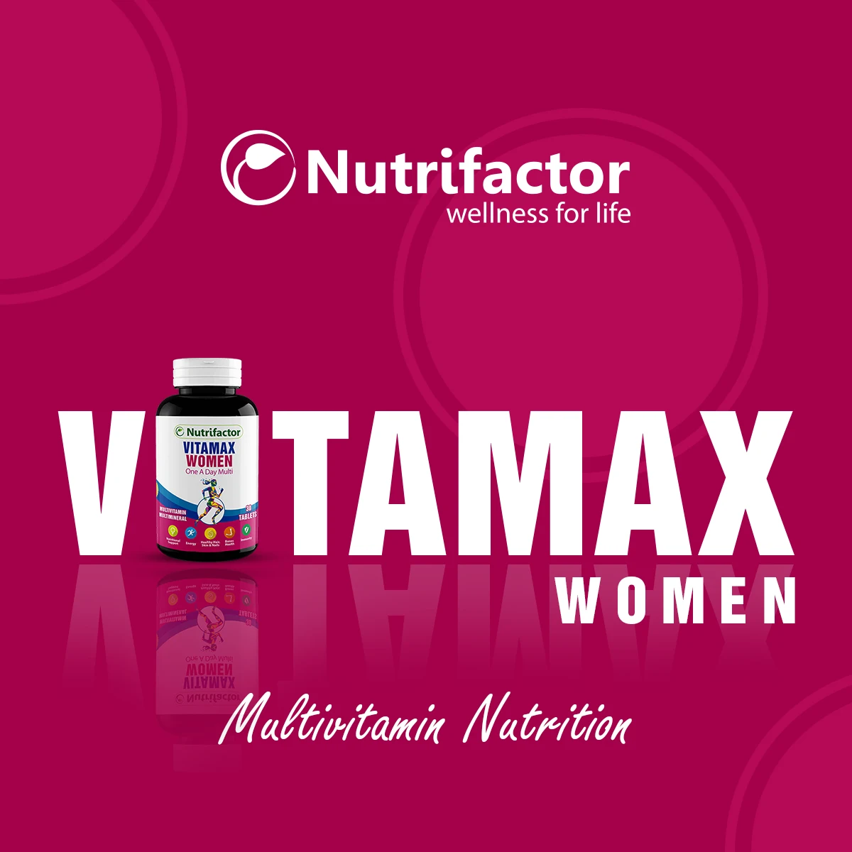 
VITAMAX WOMEN Halal Food Supplement Multivitamin Calcium Magnesium Vitamin D Multivitamin for Women Herbal Food Product 