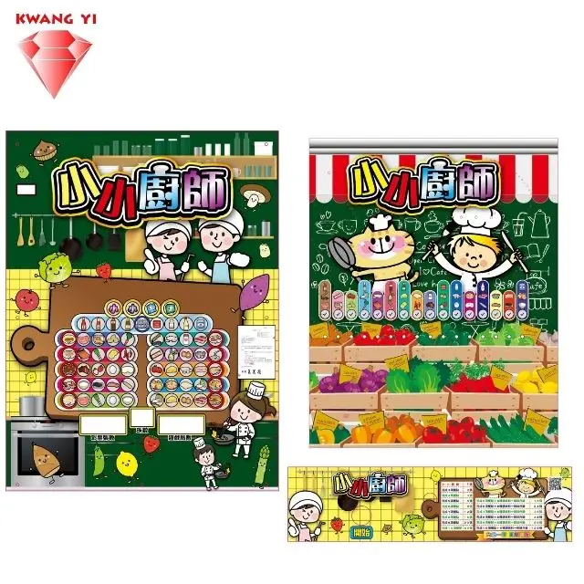 Лидер продаж автомат для продажи билетов «Счастливый маленький шеф-повар» игры в пинбол