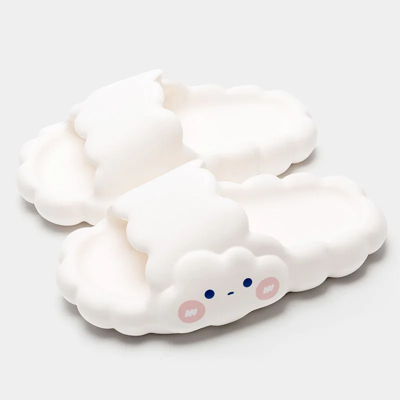 Dropshipping 36-45 Cloud EVA sandals cloud thick slippers soft shoes slides for women