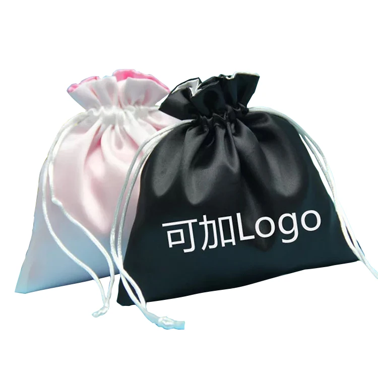 
Custom logo velvet pouch dust bag metal crafts stocked string bag 