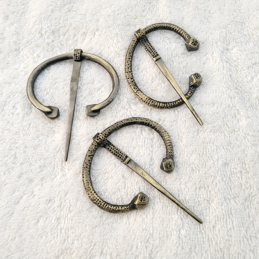 Polyhedron Fibula From Finnland Viking Horseshoe Finland Bronze Brooch Forged