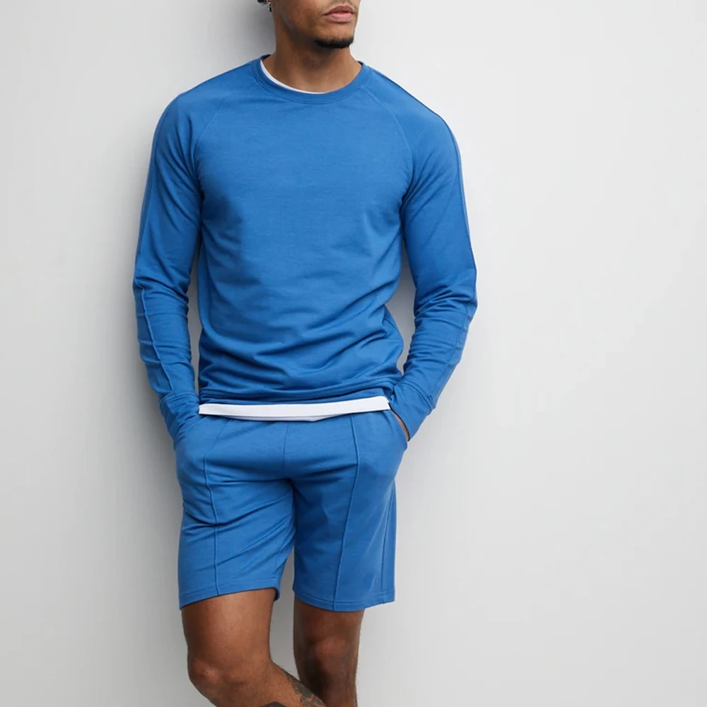  Летние шорты для мужчин Наборы летние с длинным рукавом