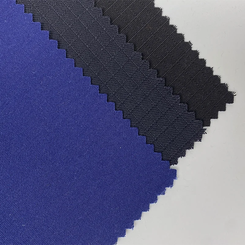 Flame retardant Aramid IIIA Fabric 93% Meta-aramid 5% Para-aramid 2% Antistatic Orange and Blue