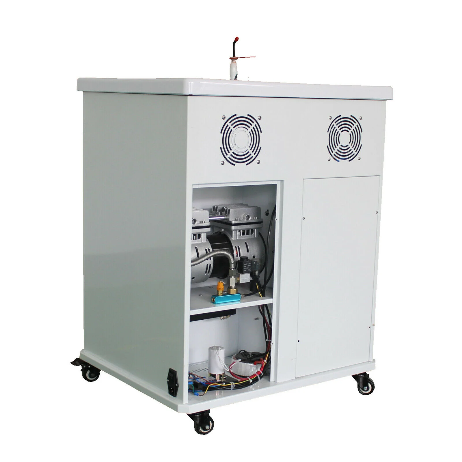 Высокое качество портативный блок всасывания GU-P212 стоматологический передвижной системы доставки переносная портативная обработка шкаф портативная стоматологическая установка