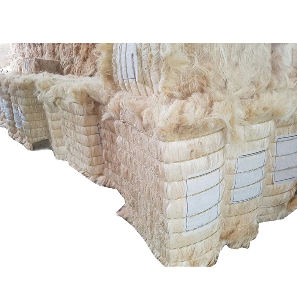 Raw Sisal Fiber, ropes, net, fiber, bamboo, coconut, cotton