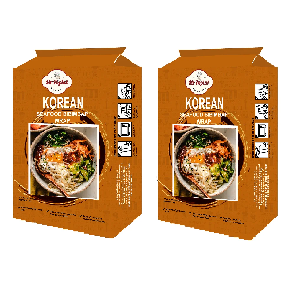 Tasty Spicy Sweet Microwavable Wraps Frozen Customized Food Eat Flavors With 18 months Shelf Life made in Singapore