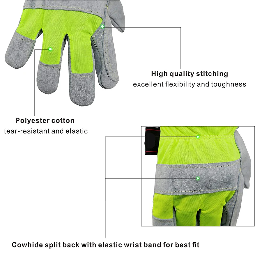 
Food Grade Hand Protection Anti Cut Gloves Guantes Anticorte Level 5 Cut Resistant Gloves Work Safety Gloves Black Yellow Green 