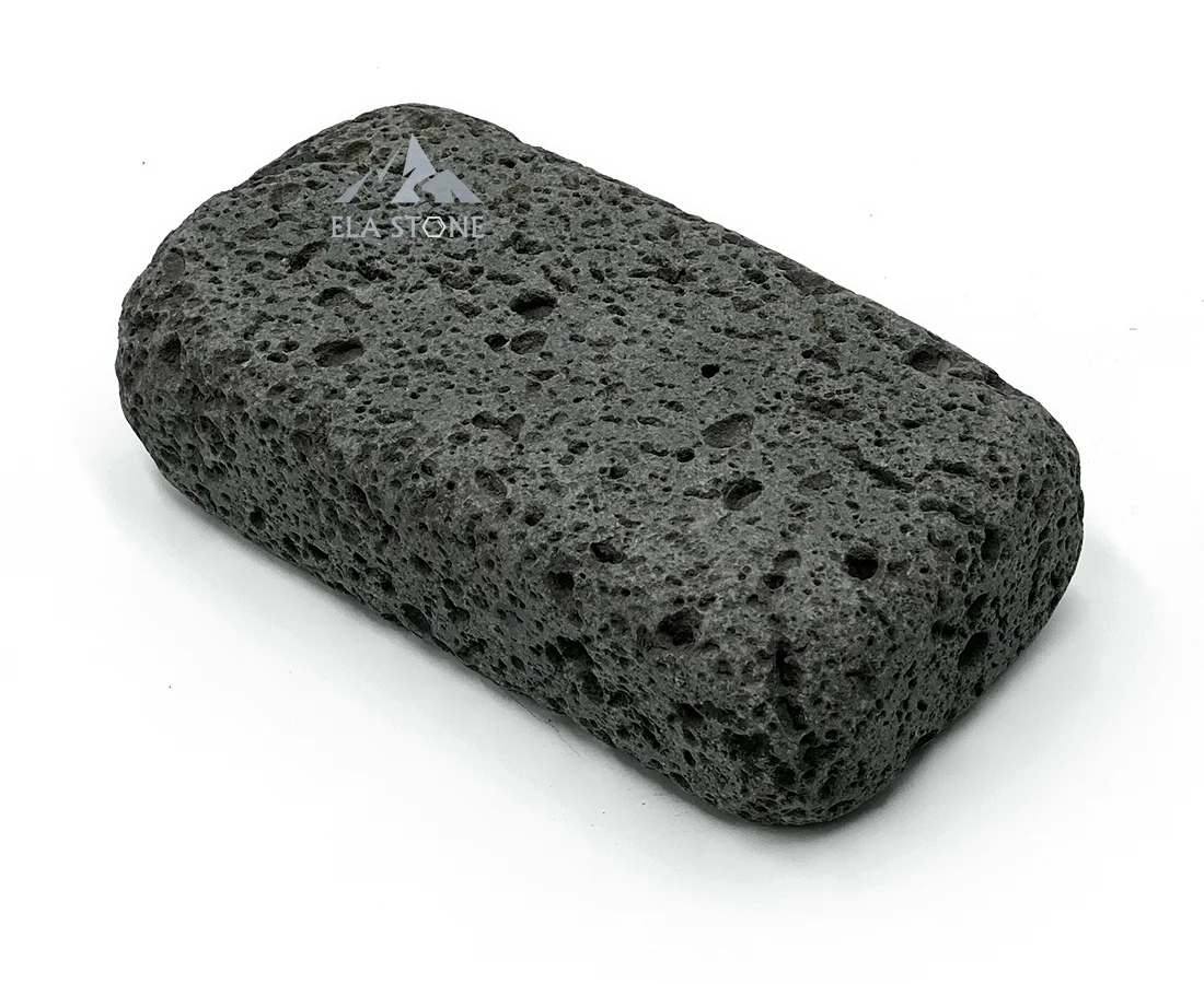 LA Stone Modern Rustic Midcentury Villa Park Farmhouse Courtyard Tumbled Lava Cubic Stone from Vietnam