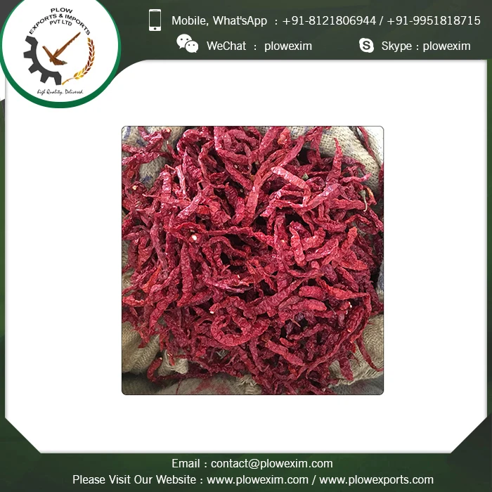 
Dried Long Red Chillies from India 
