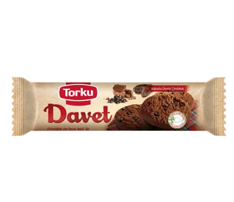 TORKUU Davet Biscuits With Cocoa Chocolate Drops 82gr