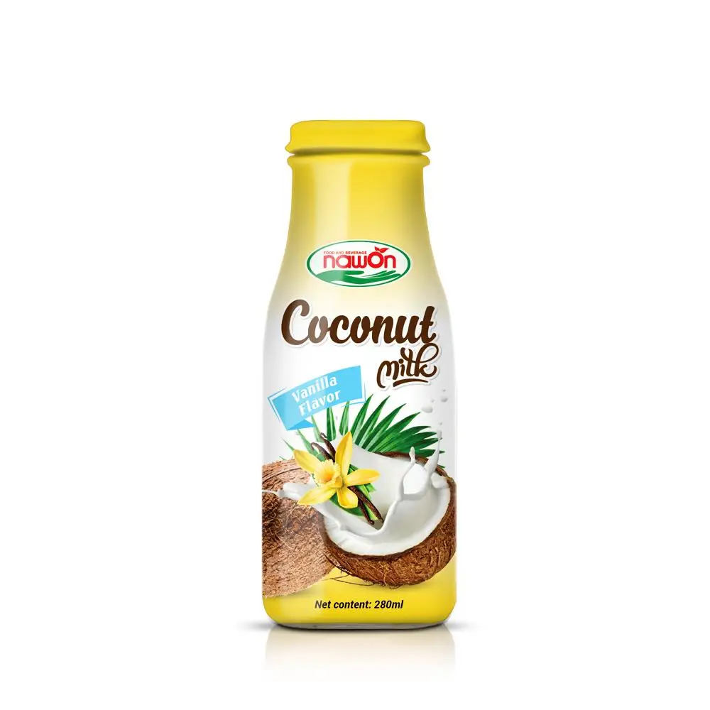 280ml NAWON Coconut Milk Mango Flavor Private Label Provider HALAL Beverage Manufacturer in Vietnam