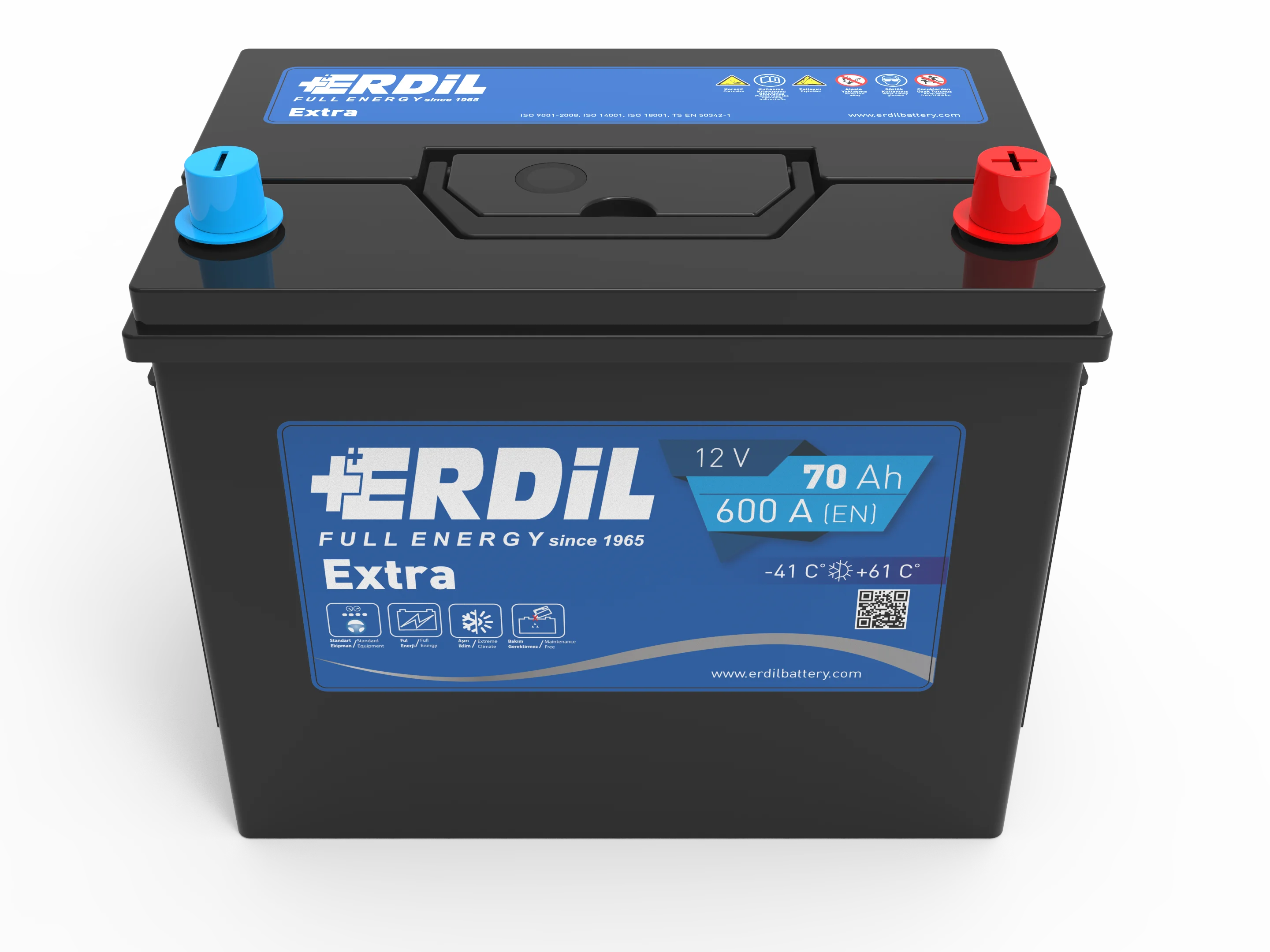 12 В, 70 Ач, стандартная азиатская JIS аккумуляторная батарея для автомобилей
