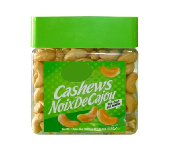 Соленые орехи кешью-Самый дешевый импорт из Вьетнама лущильная закуска ядра кешью 12 месяцев 8X500 г жареная сушка премиум-класса