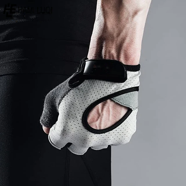 Customized Men Half-Finger Anti-slip Fitness Gym Gloves  Weight Lifting Exercise Gloves