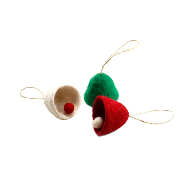 Handmade Felt Bell Hanging Deco for Christmas