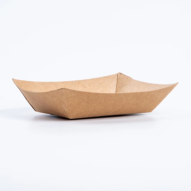 Takeaway  Polycoated Kraft  Paper Food Tray by  Georgia-Pacific, Kant Leek, Pathways, 5lb