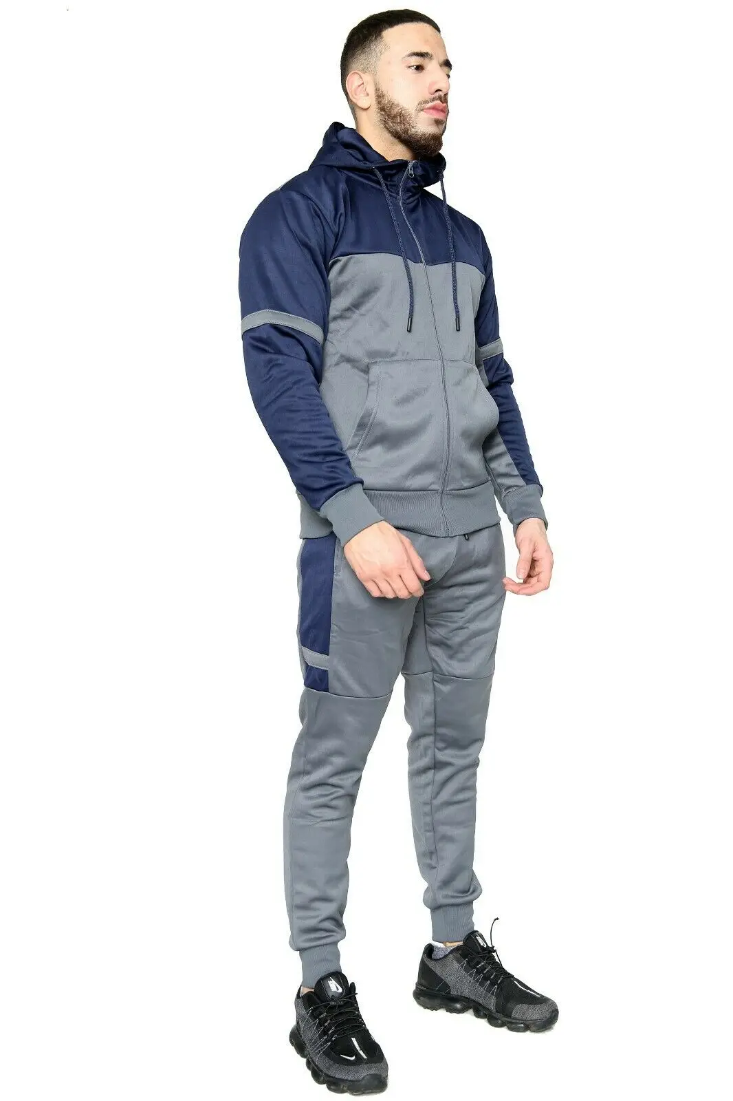Polyester Fleece Winter Clothes Wholesale Jogging Suits Track Two Piece Set Sportswear Men Sweatshirts Tracksuits For Men