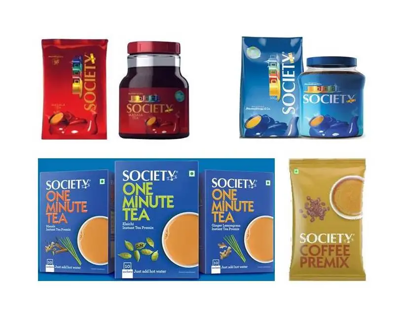 Society leaf tea society masala tea socity instant tea premix socety instatnt coffee from india
