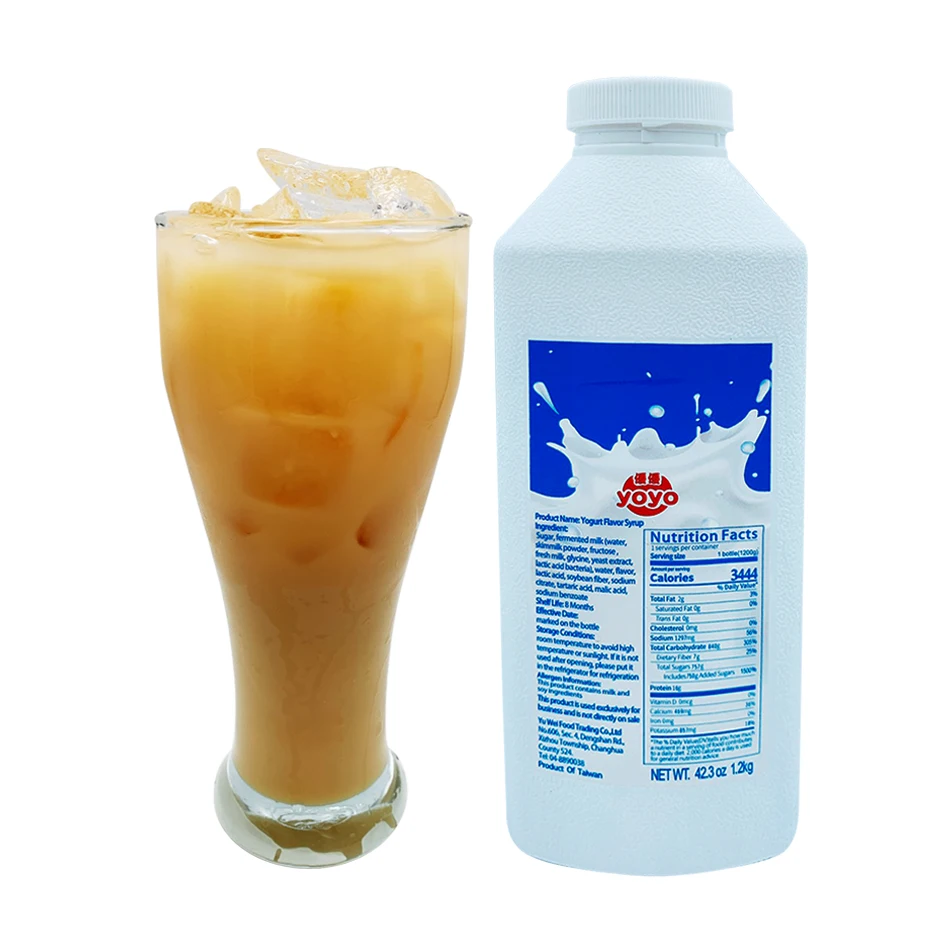 Оптовая продажа, оригинальный йогурт, напиток, сироп, пузырьковый чай, Тайвань