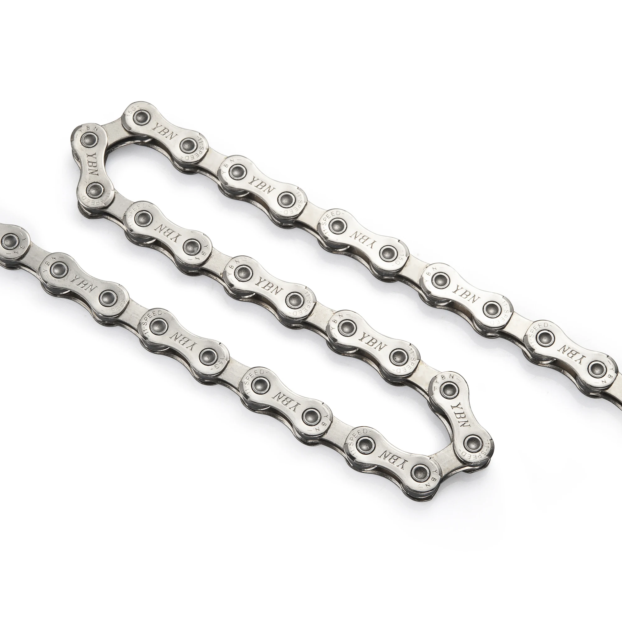 Цепь YBN для горного велосипеда, цепь для шоссейного велосипеда 8 9 10 11 скоростей, цепь для велосипеда 8s 9s 10s 11 s 116, серебряная цепь для горного и шоссейного велосипеда